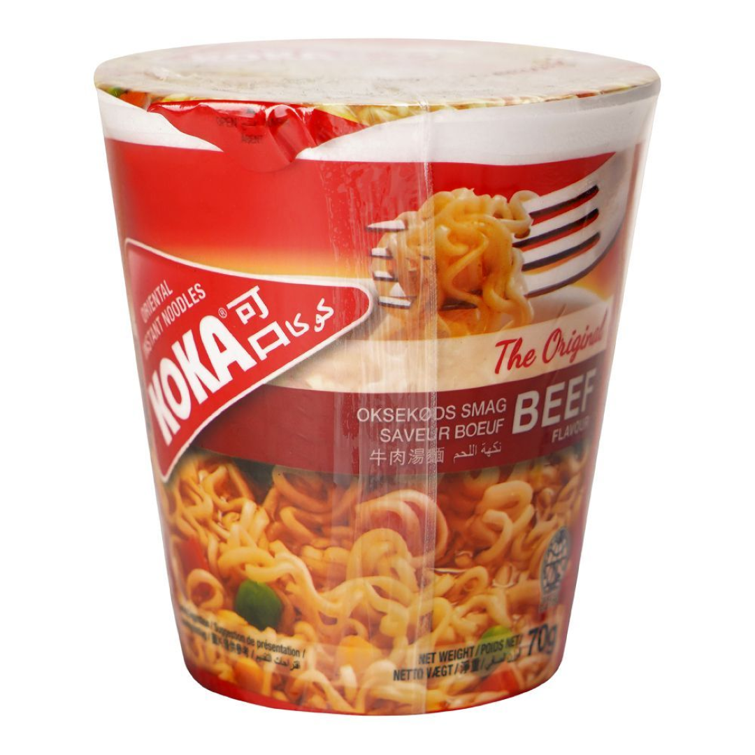 KOKA CUP NOODLE BEEF 70G